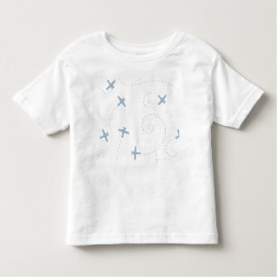 aeroplane flying illustration toddler T-Shirt
