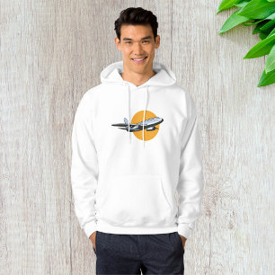 Aeroplane Flying Mens Hoodie
