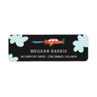 Aeroplane Fun Address Labels
