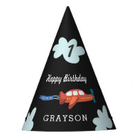 Aeroplane Fun Personalised Party Hat
