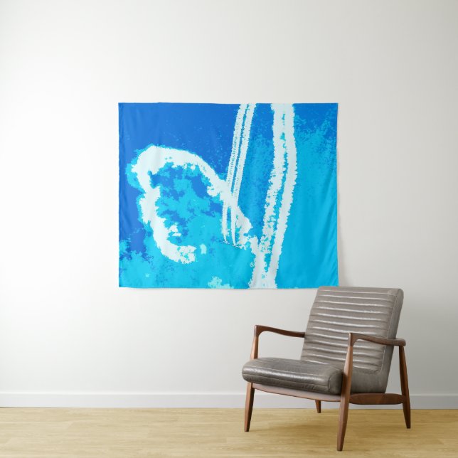 Aeroplane Heart Tapestry (In Situ (Horizontal))