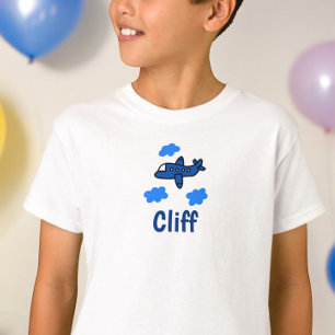 Aeroplane in the Clouds Personalised T-Shirt