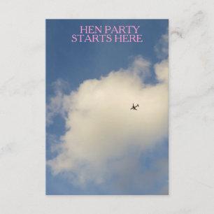 Aeroplane in the Sky Invitation