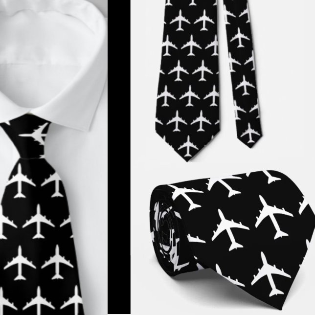 Aeroplane Jet Pilot Airline Tie (Creator Uploaded)