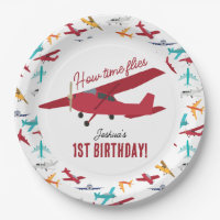 Aeroplane Kids 1st Birthday Party Time Flies