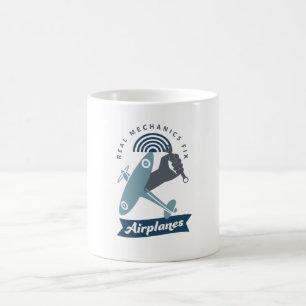 Aeroplane Mechanic Aircraft Technician Fun Coffee Mug