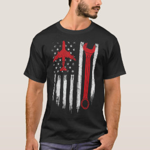 Aeroplane Mechanic Tools - Aviation Technician Pla T-Shirt