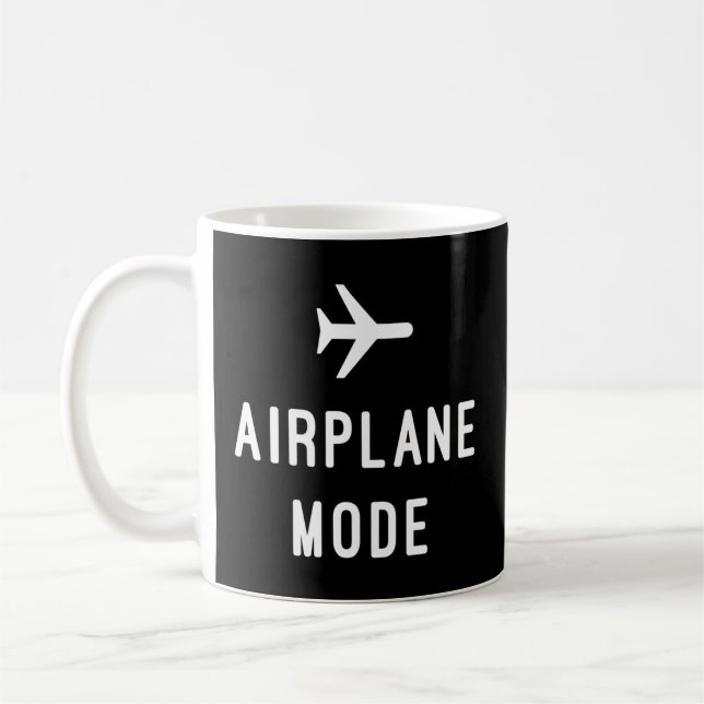 Aeroplane Mode Coffee Mug (Left)