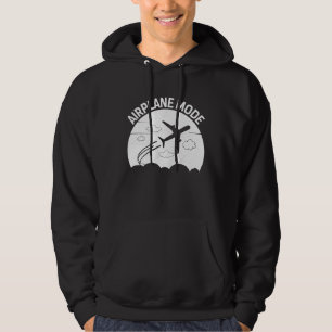 Aeroplane Mode Pilot Aeroplane Plane Aviation 29 Hoodie