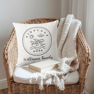 Aeroplane Mode Travel Decor Aviation Cushion