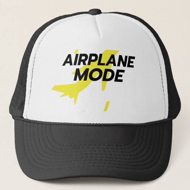 Aeroplane mode trucker hat (Front)