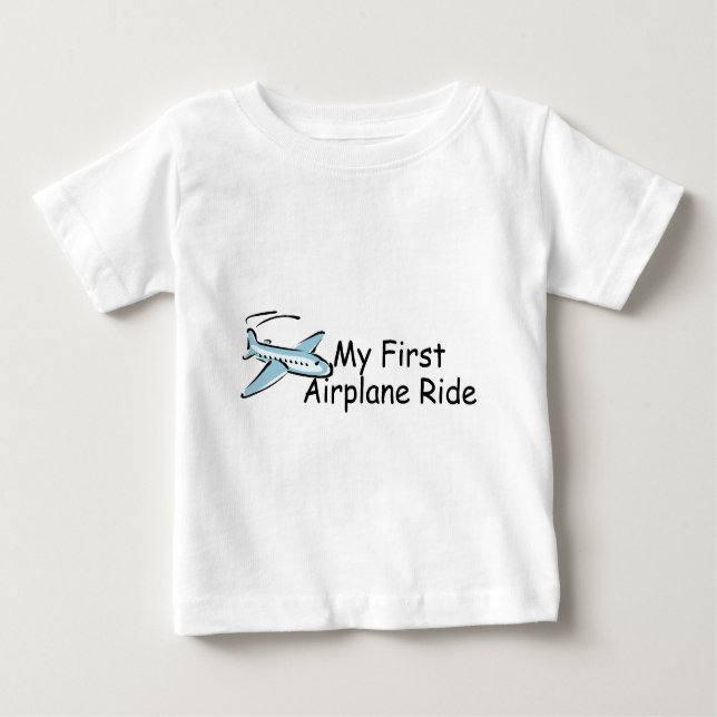 Aeroplane My First Aeroplane Ride Baby T-Shirt (Front)