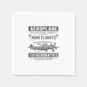 Aeroplane Napkin