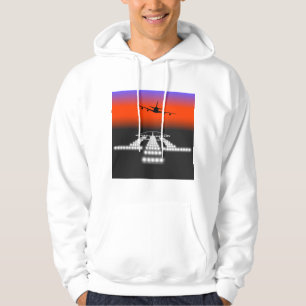 Aeroplane Night Landing Hoodie