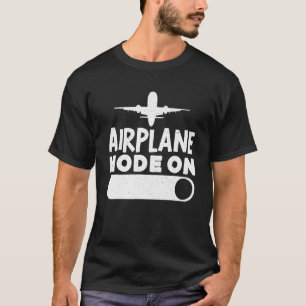 Aeroplane On Pilot Aviation Aircraft Flying Flight T-Shirt