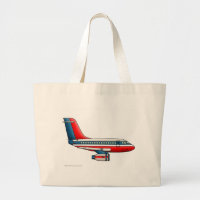 Aeroplane Passenger Jet Plane Bags/Totes