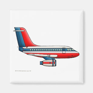 Aeroplane Passenger Jet Plane Magnet