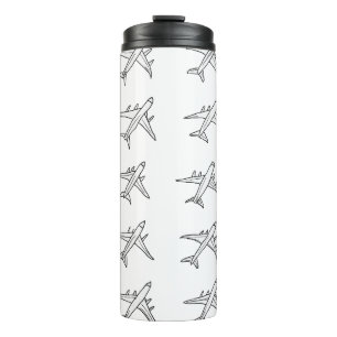 Aeroplane Pattern Tumblers