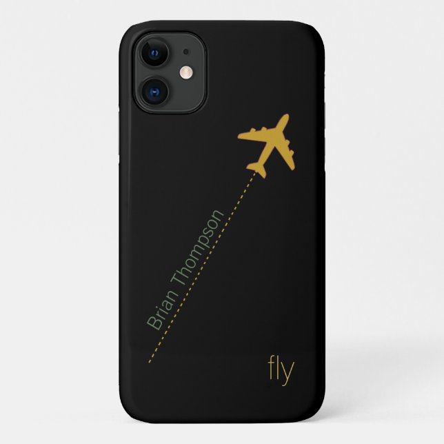 aeroplane personalised Case-Mate iPhone case (Back)