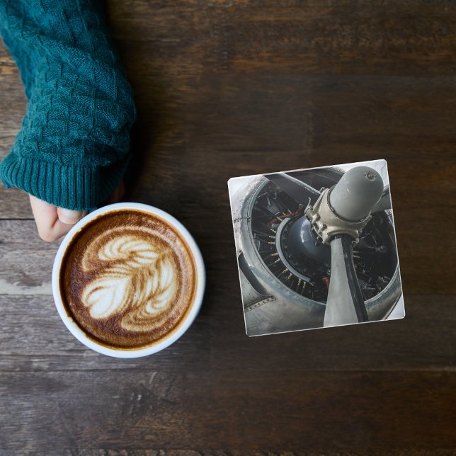 Aeroplane photo, Cool Fun Aviation Glass Coaster (Creator Uploaded)