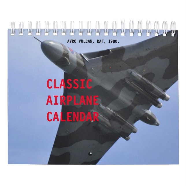 Aeroplane Photos Calendar (Cover)