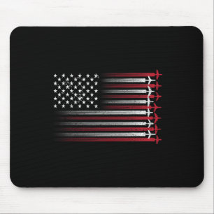 Aeroplane Pilot Art For Men Women Aviation 4th Of Mouse Pad