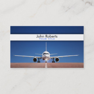 Aeroplane pilot business card
