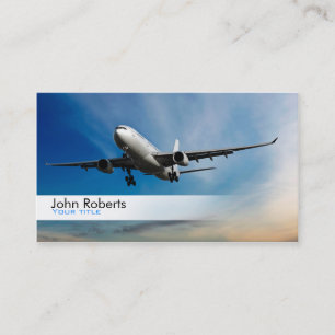 Aeroplane pilot business card