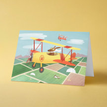 Aeroplane Pilot Dogs Father's Day 