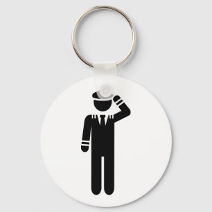 Aeroplane pilot key ring