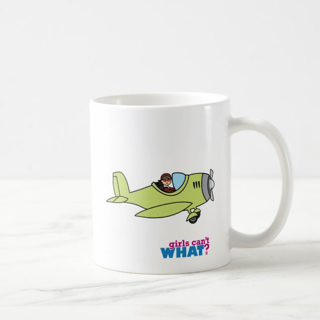 Aeroplane Pilot - Medium Coffee Mug (Right)