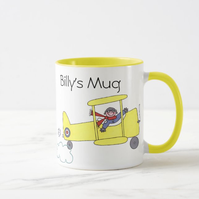 Aeroplane Pilot Mug (Right)