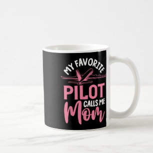 Aeroplane Pilot Mum Plane Aviation Mum Mothers Day Coffee Mug