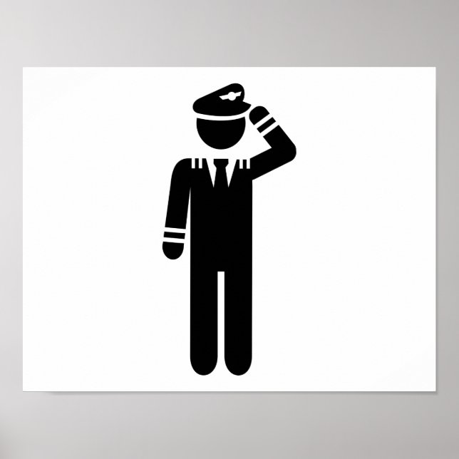 Aeroplane pilot poster (Front)