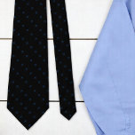 Aeroplane Pilot Tie Repeating Planes on Black<br><div class="desc">Add a touch of aviation elegance to your wardrobe with this refined black tie, featuring a subtle pattern of small blue aeroplanes. Designed with discerning pilots and aerospace professionals in mind, this tie blends classic style with a nod to your passion for flight. The understated colour palette makes it a...</div>