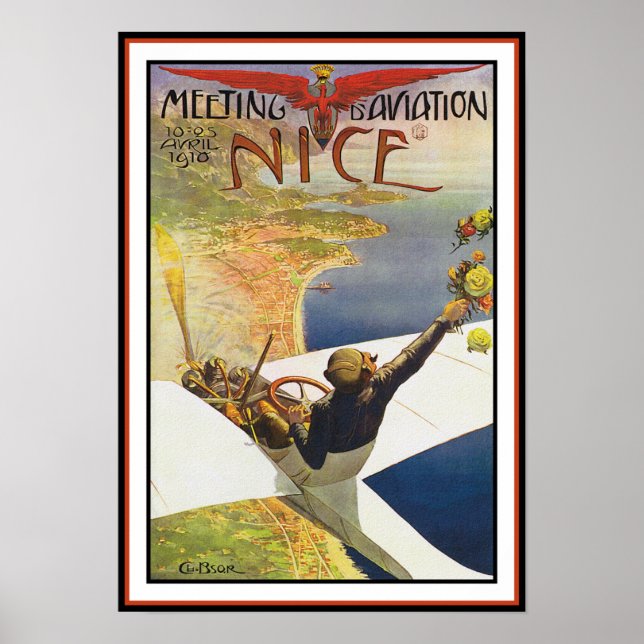 Aeroplane Poster/Print: Meeting d'Aviation Poster (Front)