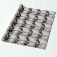 Aeroplane Propeller B&W Gift Wrapping Paper