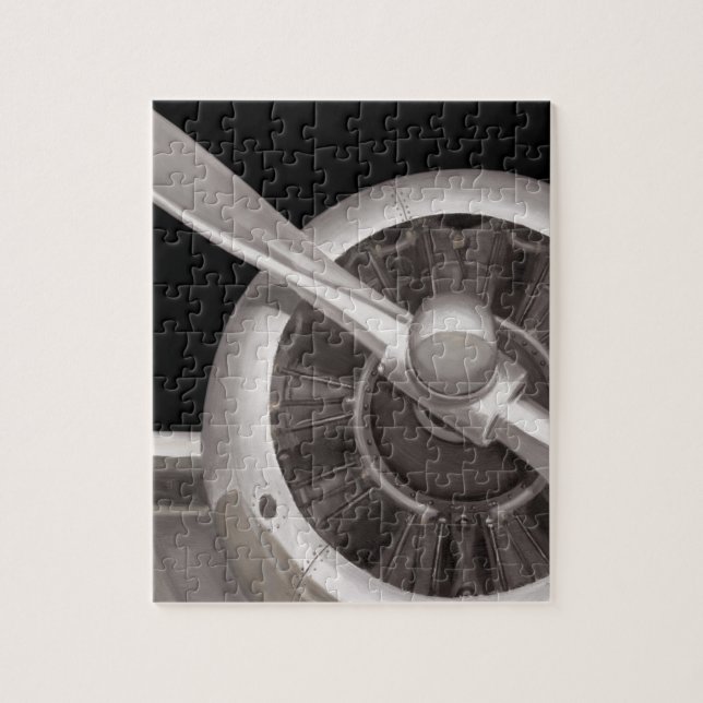 Aeroplane Propeller Closeup Jigsaw Puzzle (Vertical)