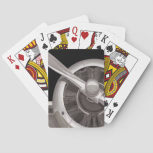 Aeroplane Propeller Closeup Playing Cards