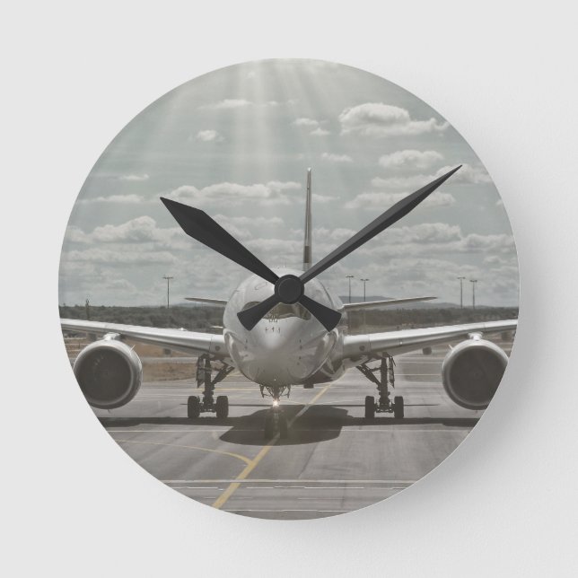 Aeroplane    round clock (Front)