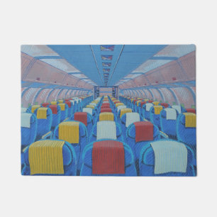 Aeroplane Seats (by Gregorio Undurraga) Doormat