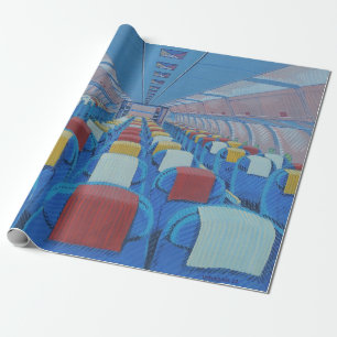 Aeroplane Seats (by Gregorio Undurraga) Wrapping Paper
