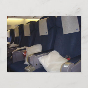 Aeroplane Seats Postcard