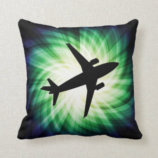 Aeroplane Silhouette; Cool Cushion