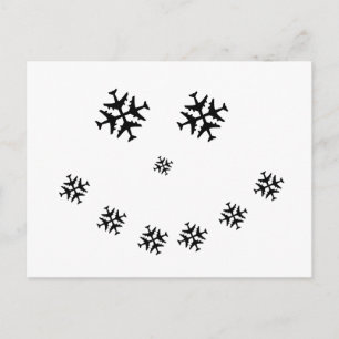 Aeroplane SNOWMAN Postcard