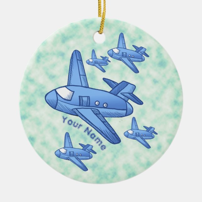 Aeroplane Squadron ornament (Front)