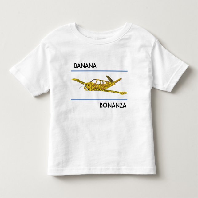 aeroplane t-shirt, Beechcraft Bonanza Toddler T-Shirt (Front)