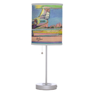 Aeroplane Table Lamp With Gulfstream 550