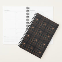 Aeroplane Tartan Plaid in Brown