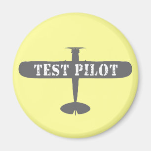 Aeroplane & Test Pilot Magnet